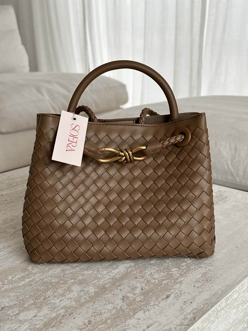 Tivra | Handbag Braided Leather