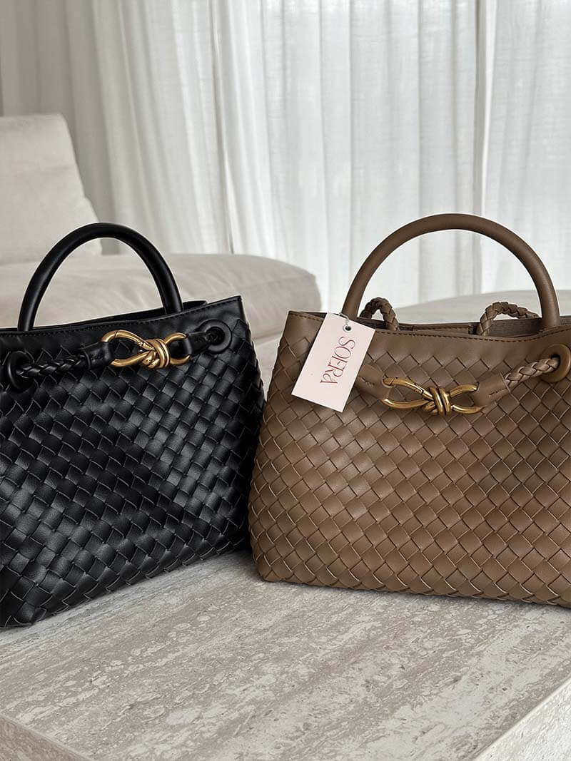 Tivra | Handbag Braided Leather