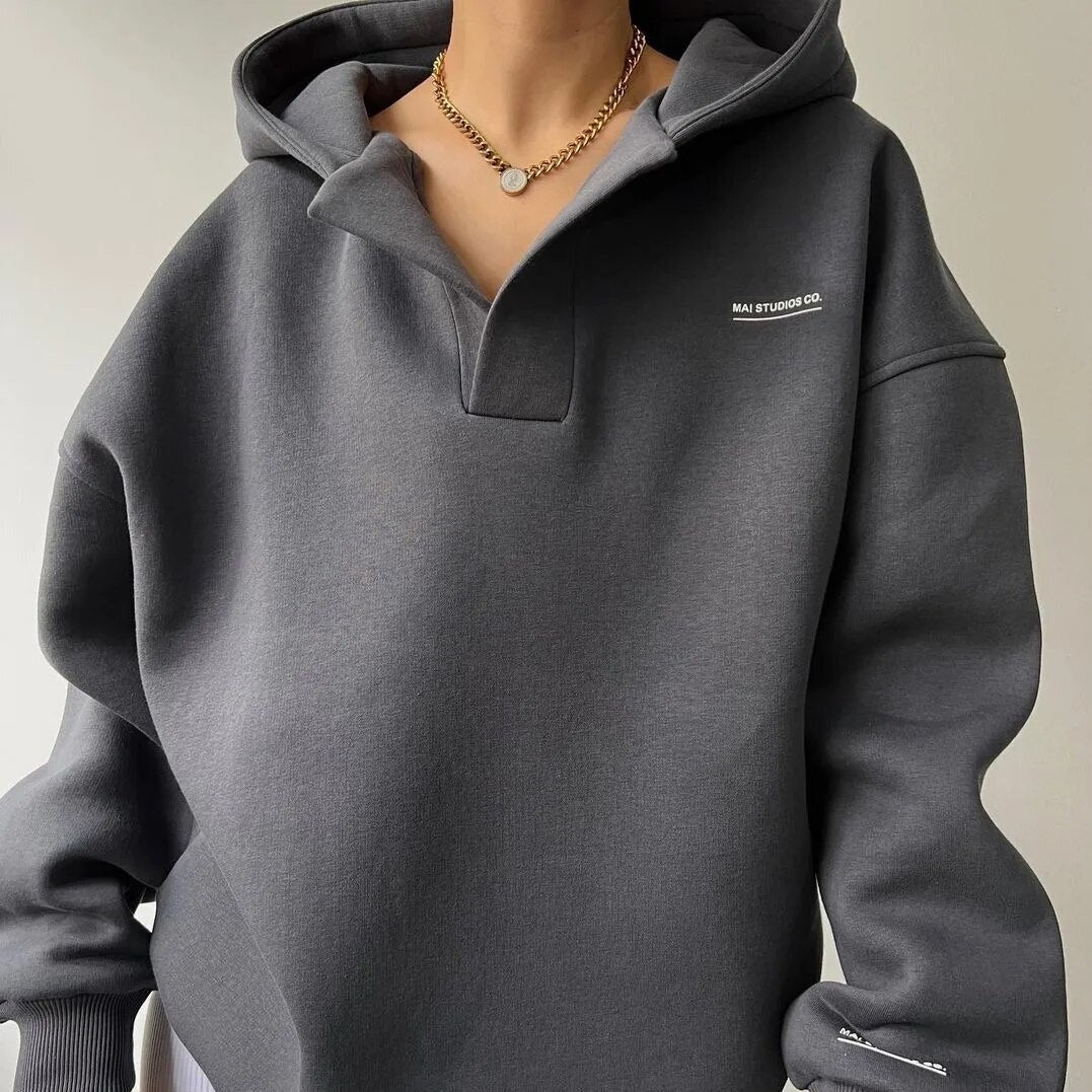 Ismé | Hoodie V-neck
