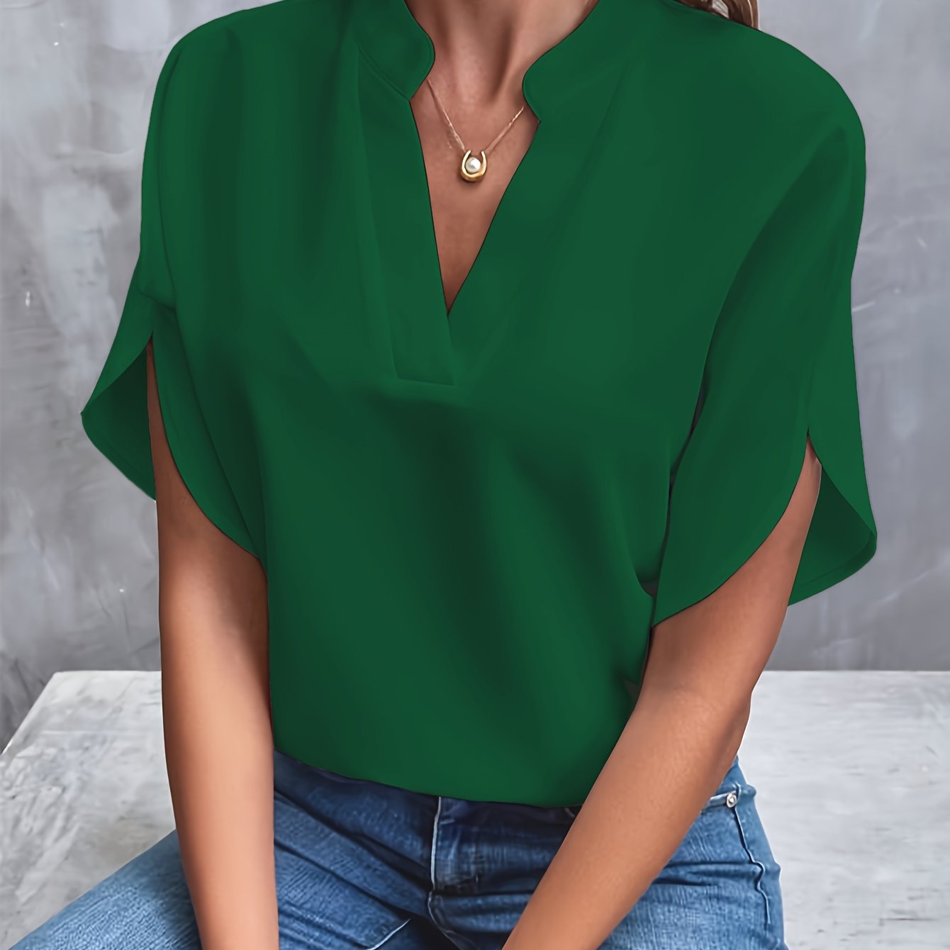 Sorrelia - Luxurious Elegant Blouse
