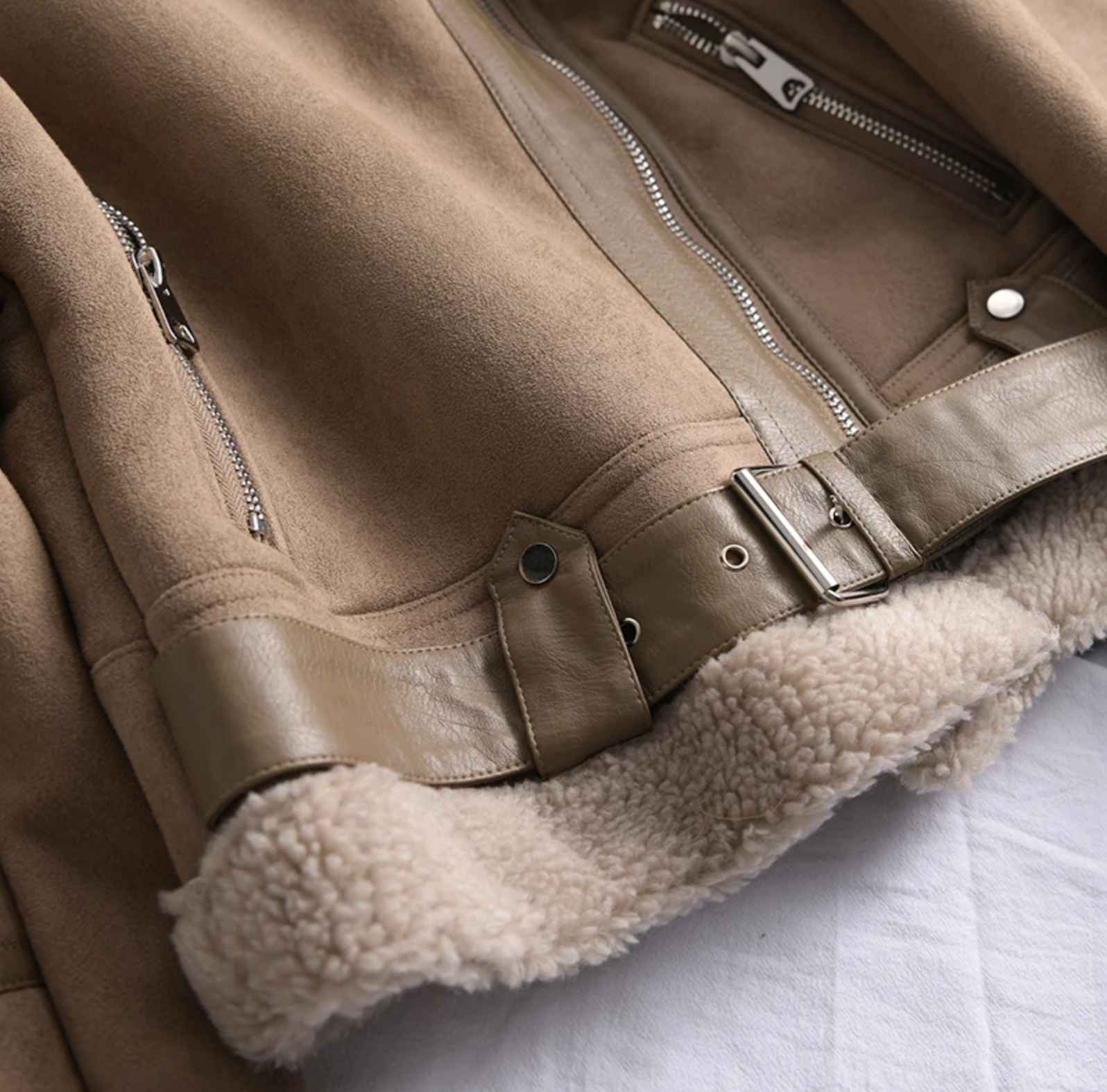Charlize | Women's Jacket with Sherpa Lining