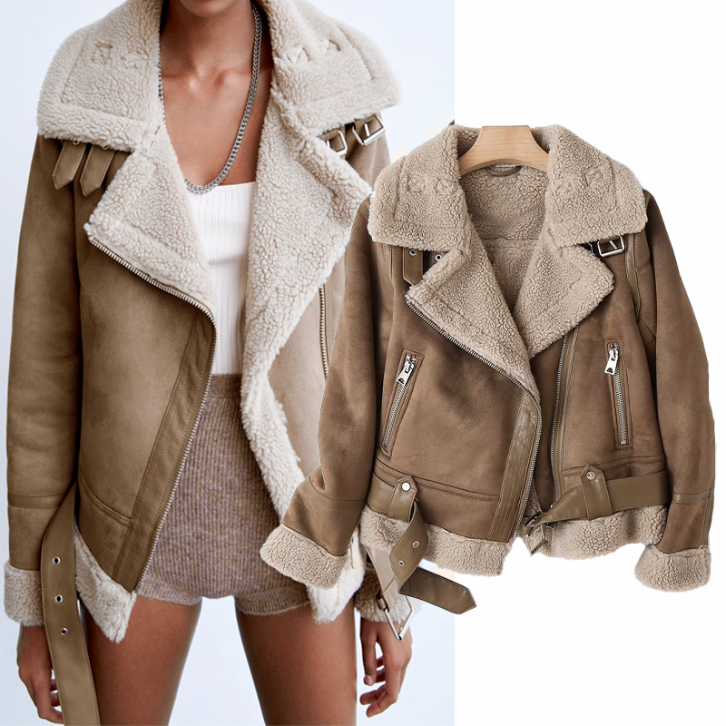 Charlize | Women's Jacket with Sherpa Lining