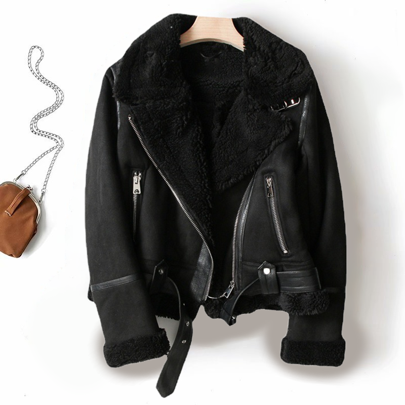 Charlize | Women's Jacket with Sherpa Lining