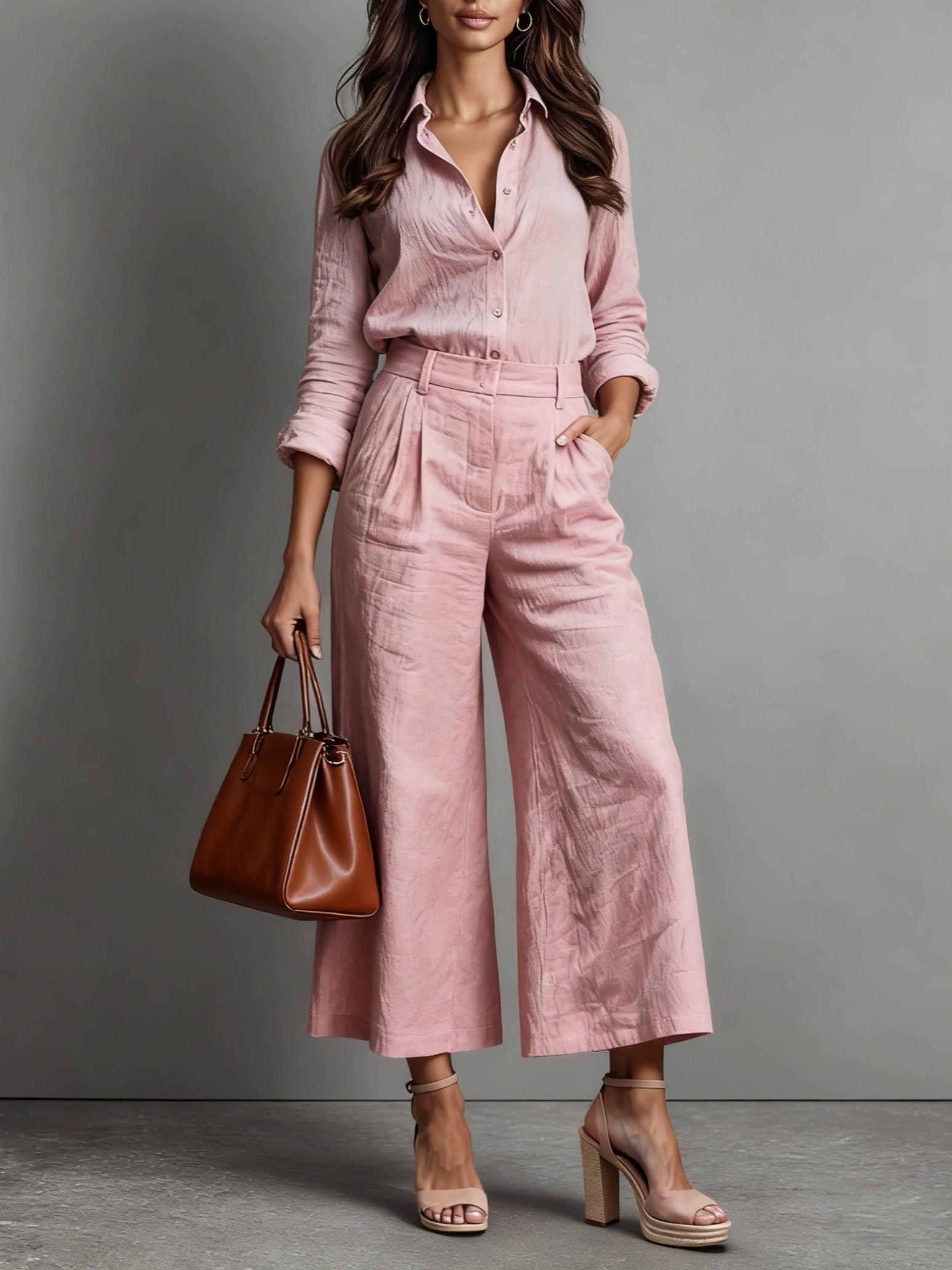 Wilma | Capri Pants and Loose Shirt Set