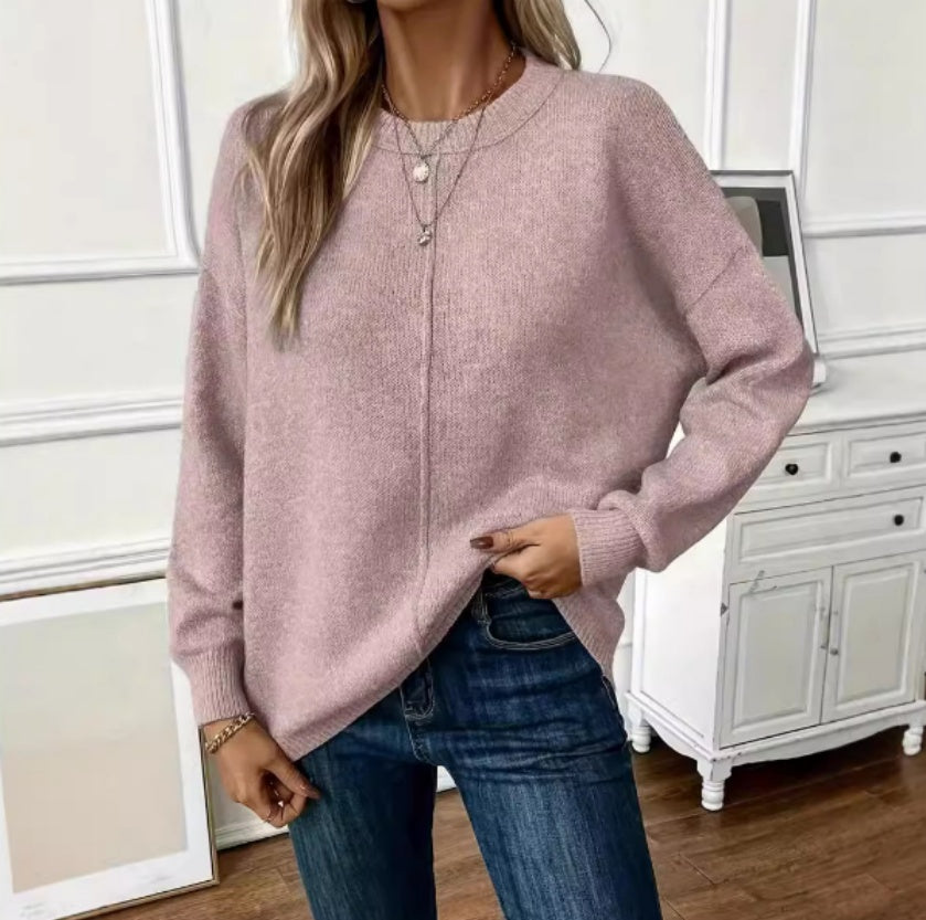 Gail | Women's Sweater with Seam Detail