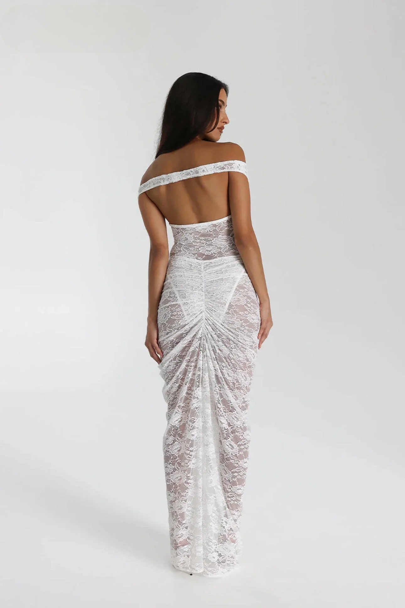 Shalonda | Off-the-shoulder evening dress with slit