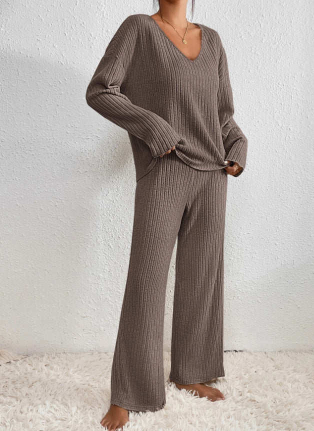 Senn | Loungewear Set with Ribbed Knitted Fabric
