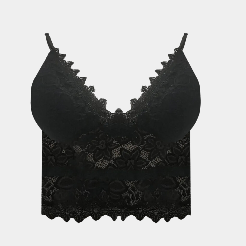Anahi | Delicate Lace Cropped Top