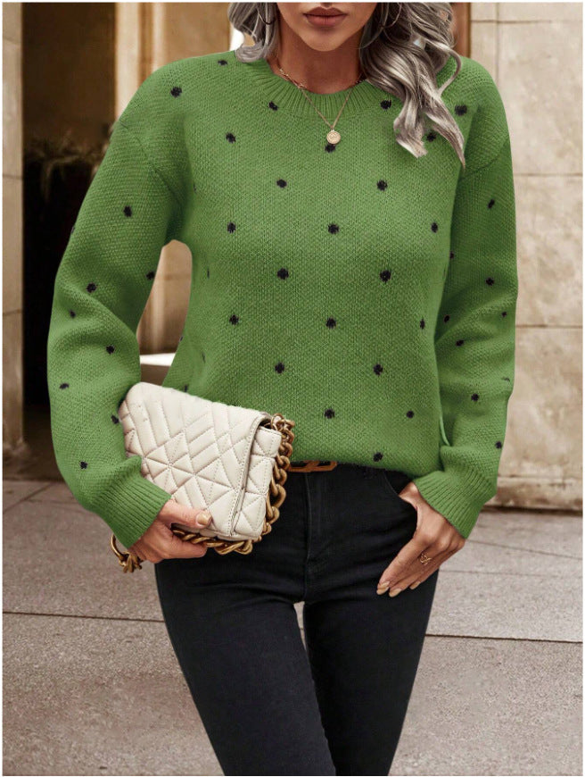 Lincoln | Polka Dot Sweater
