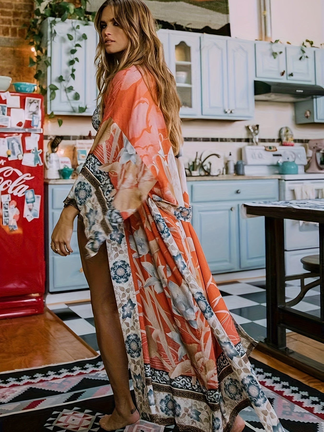 Blanca | Bohemian floral print dress