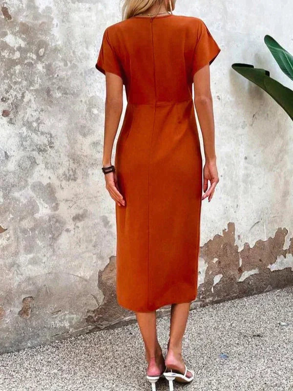 Ryn | Dress Ruffles Wrap V-neck