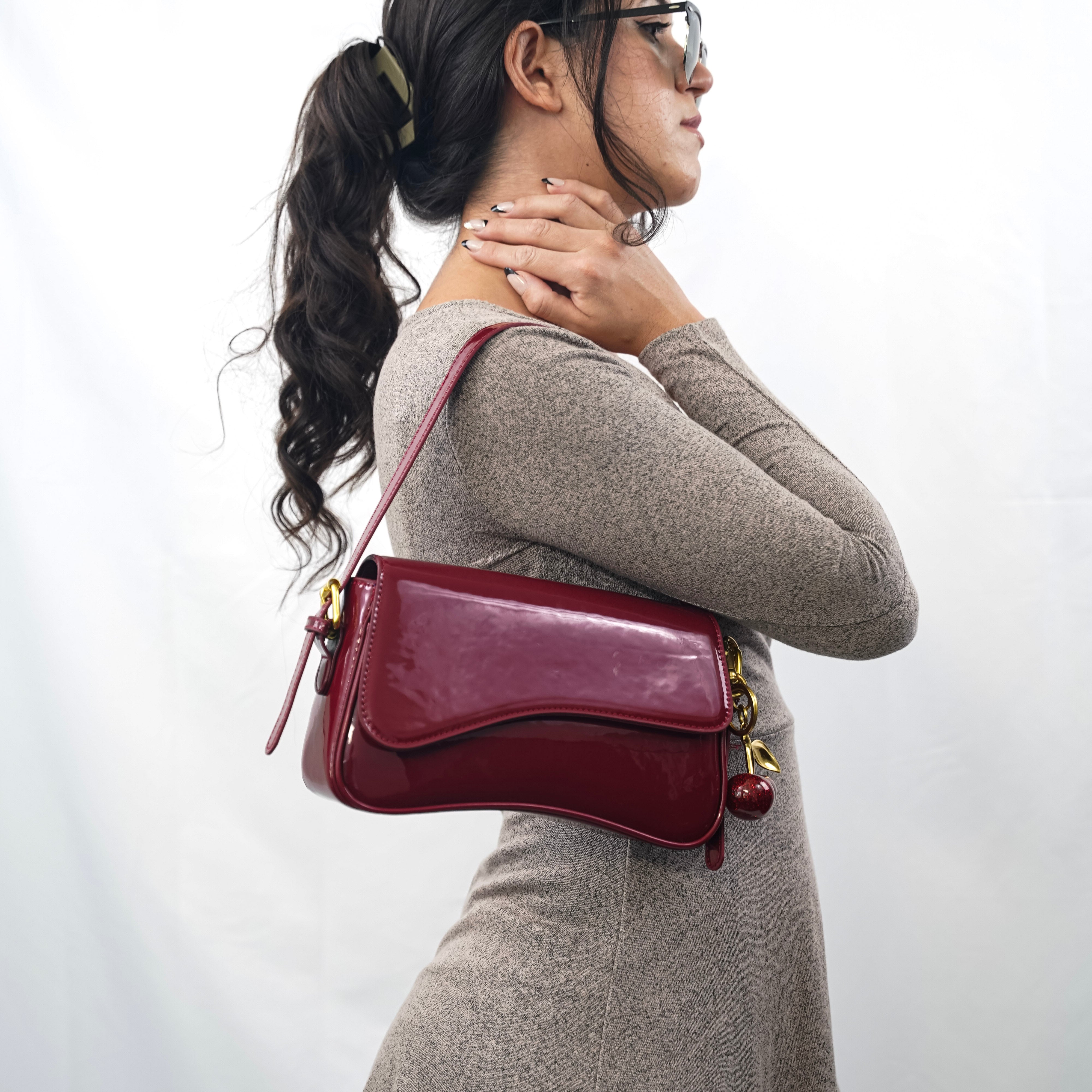 Loren | Shoulder Bag with Cherry Charm