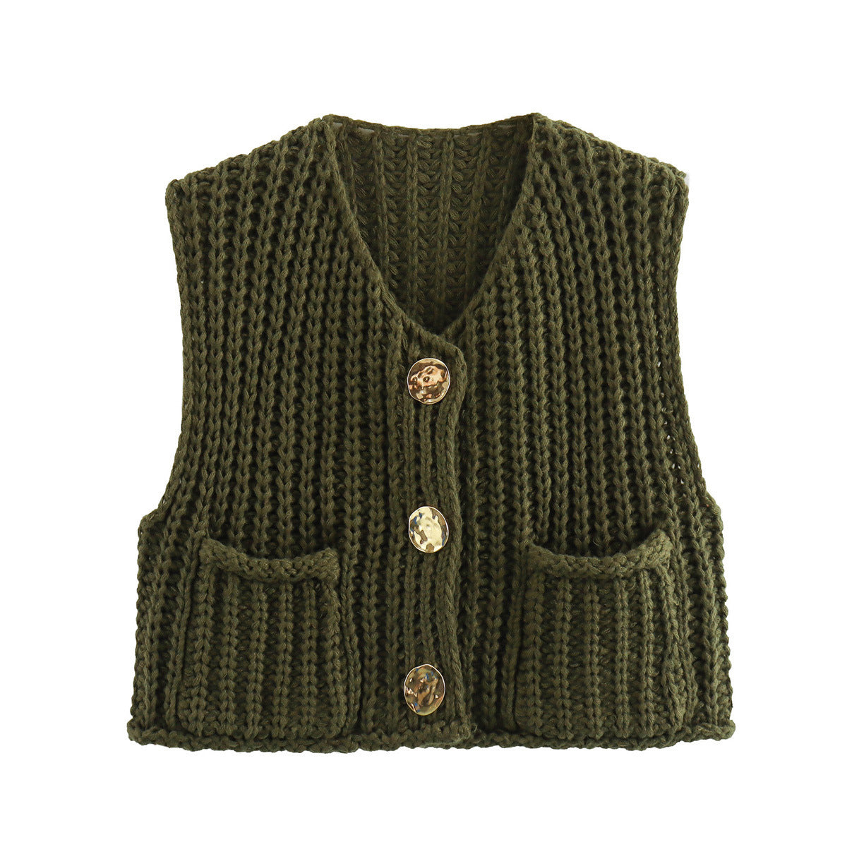 Madelin | Vest with Chunky Knit Texture
