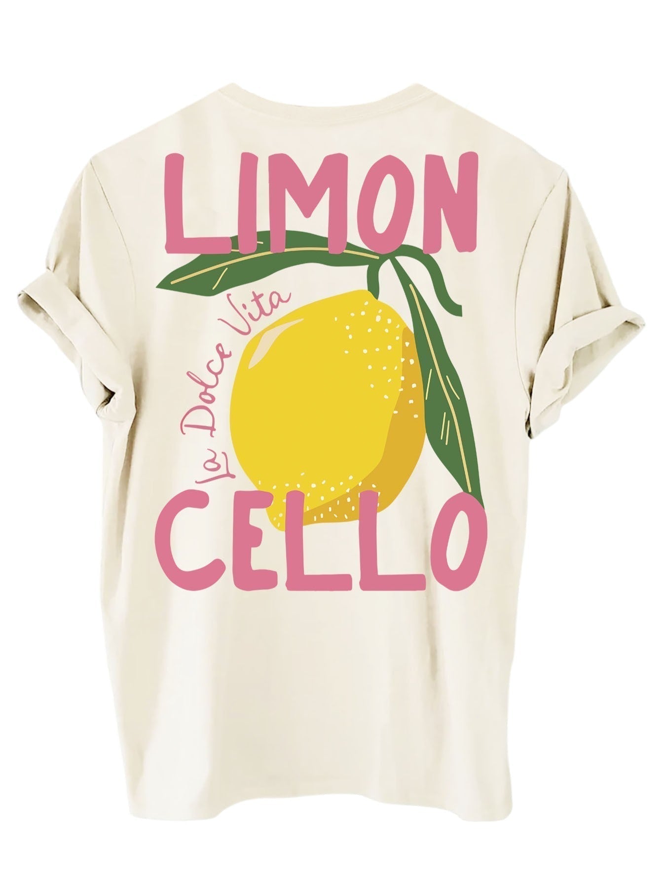 Kamdyn | Summer T-shirt with Lemon Print for Women