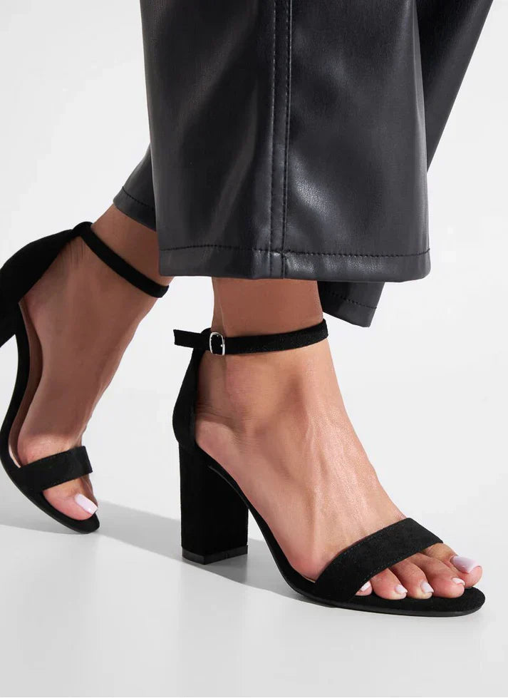 Trudi | Sandals with Heel Chunky Block Heel