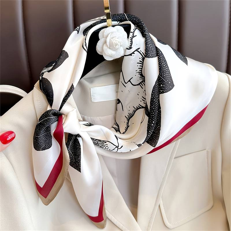 Lavera | Scarf with Nature Print
