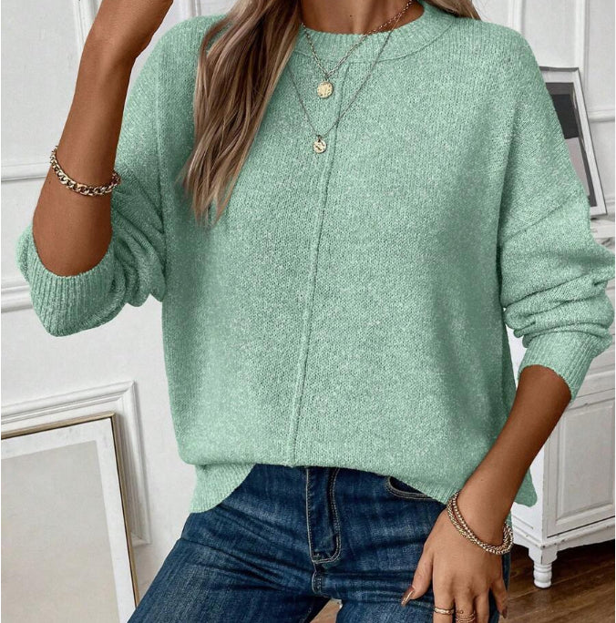 Gail | Women's Sweater with Seam Detail