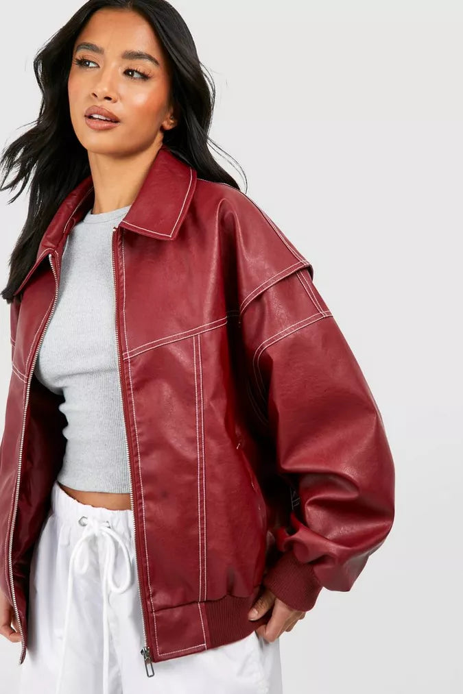 Sélis | Oversized Bomber Jacket