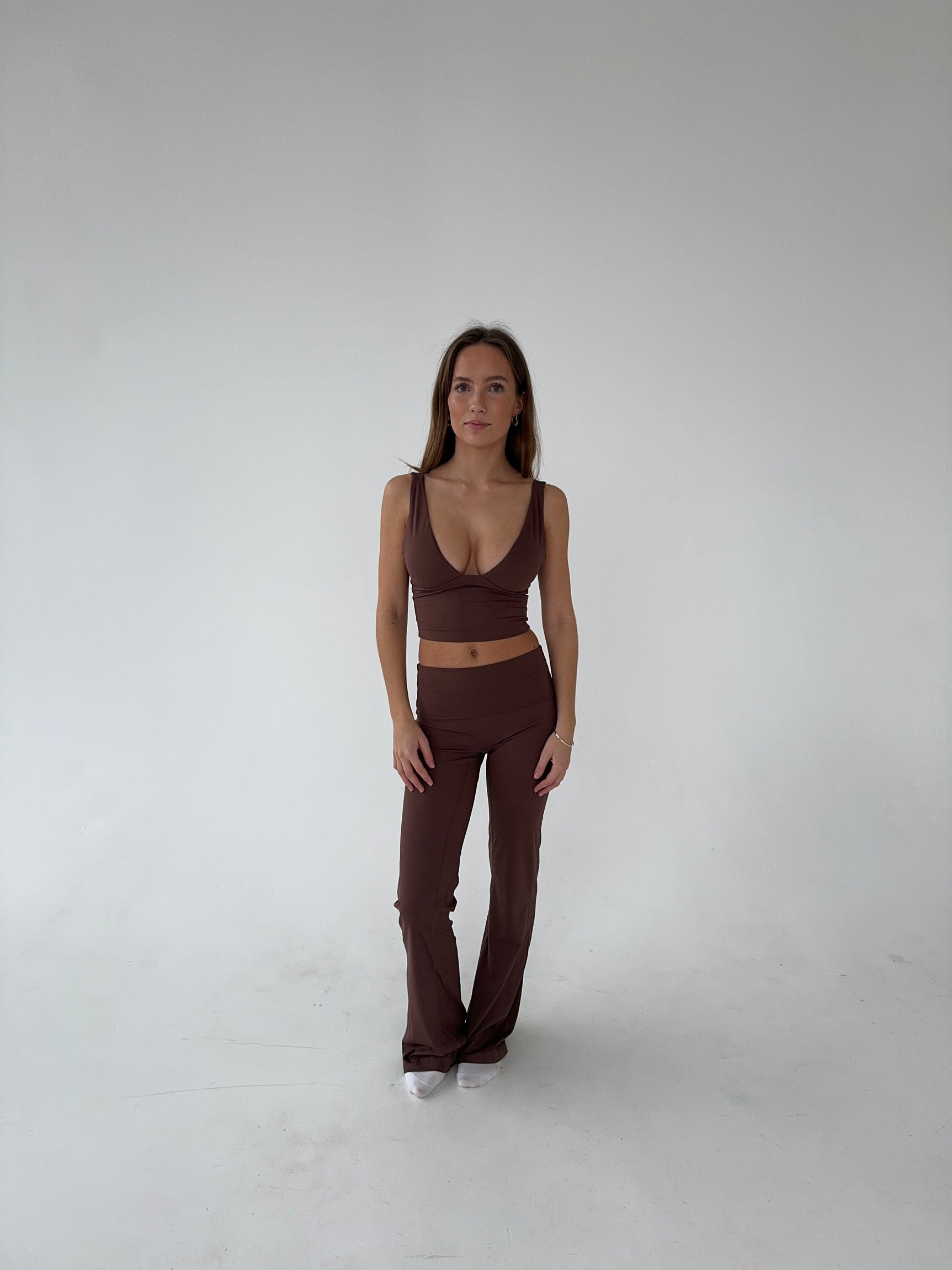 Abigail | Athleisure Set Flared Leggings
