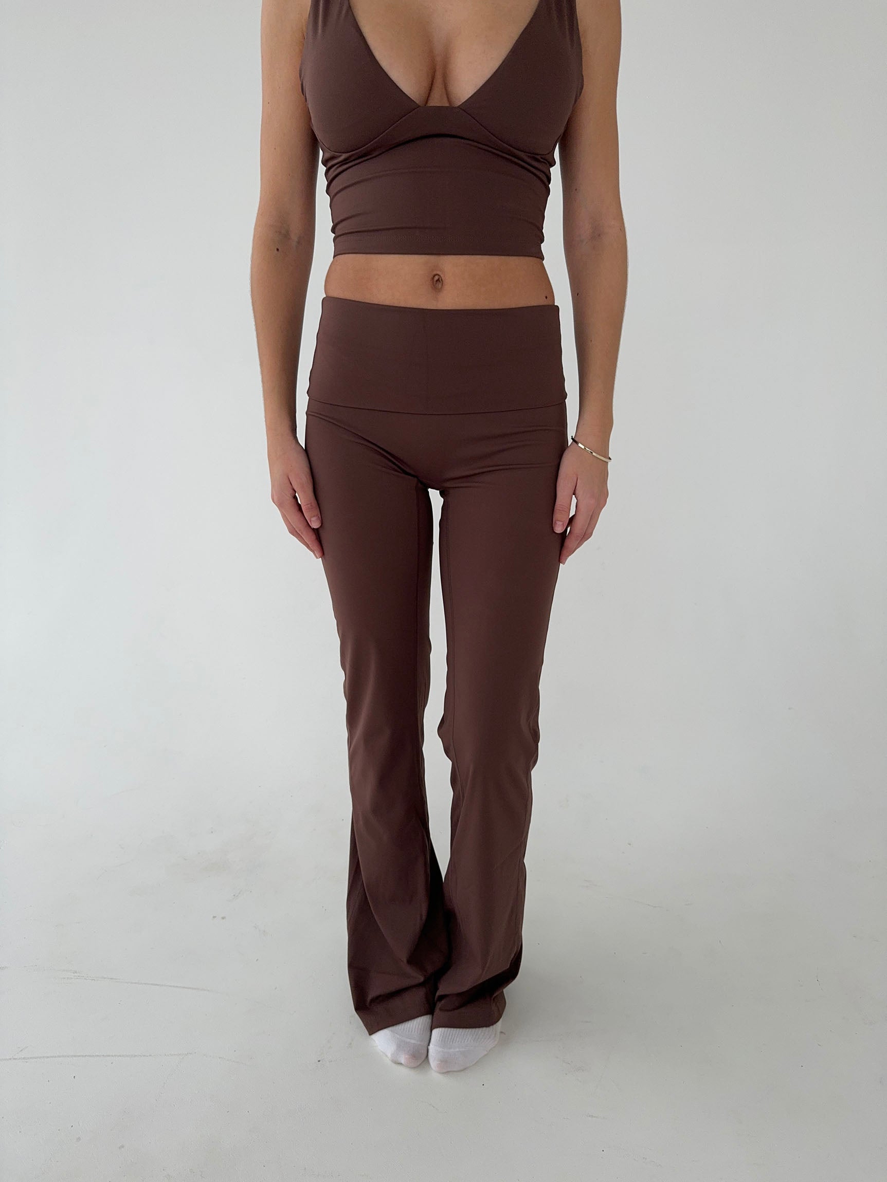 Abigail | Athleisure Set Flared Leggings