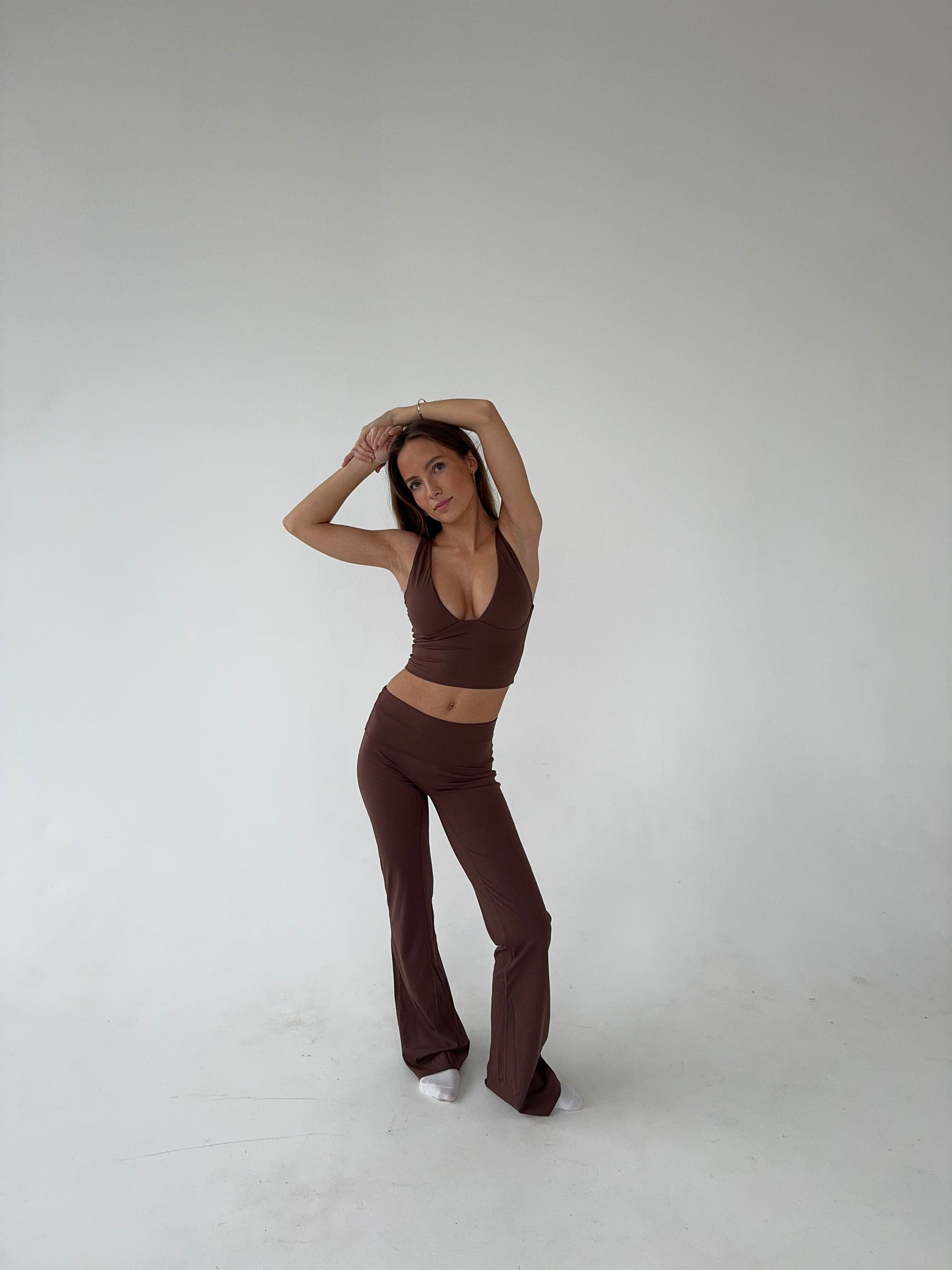 Abigail | Athleisure Set Flared Leggings