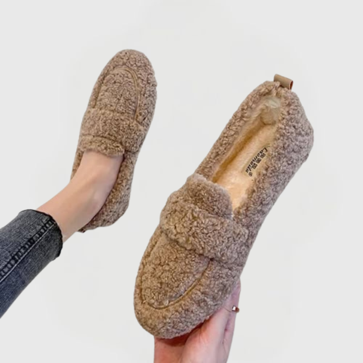 Mila | Cozy Faux Shearling Loafers