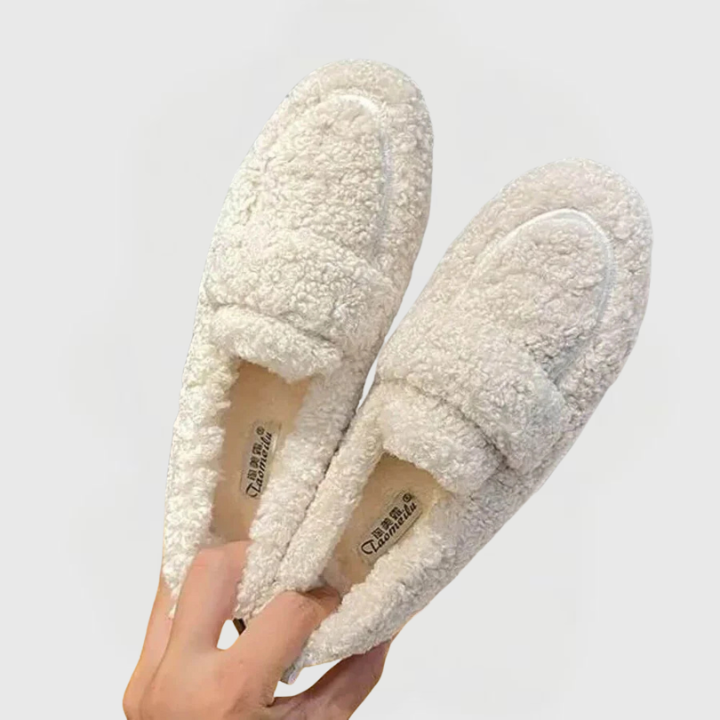 Mila | Cozy Faux Shearling Loafers