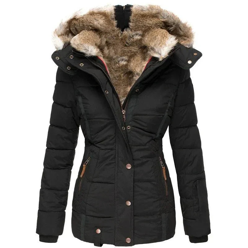 GRACE | COMFORTABLE WARM WINTER FUR JACKET