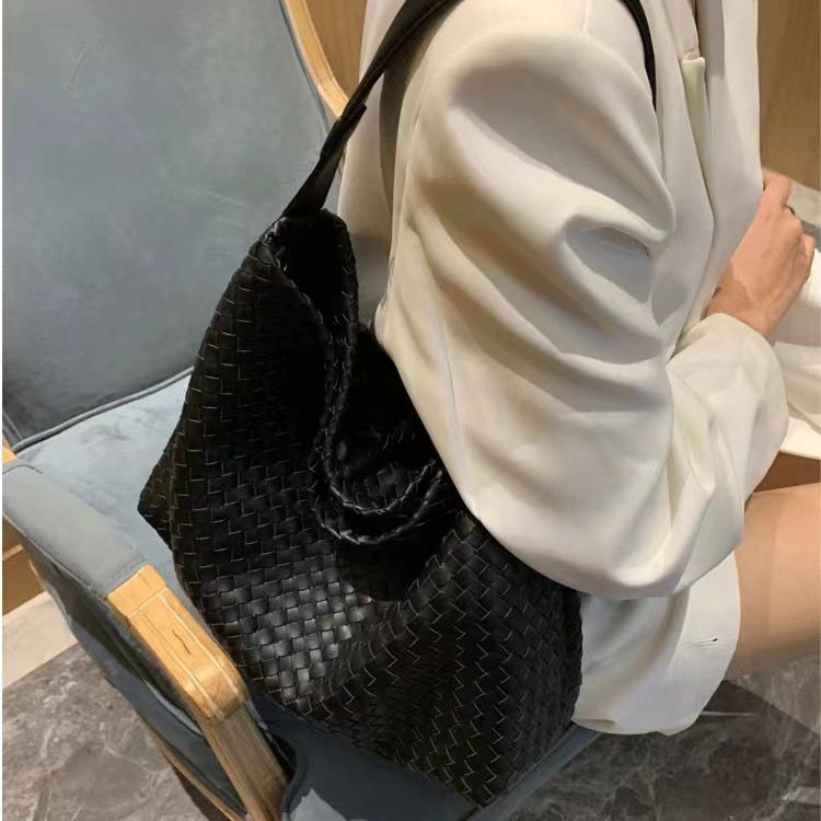 Lanie | Braided Leather Shoulder Bag