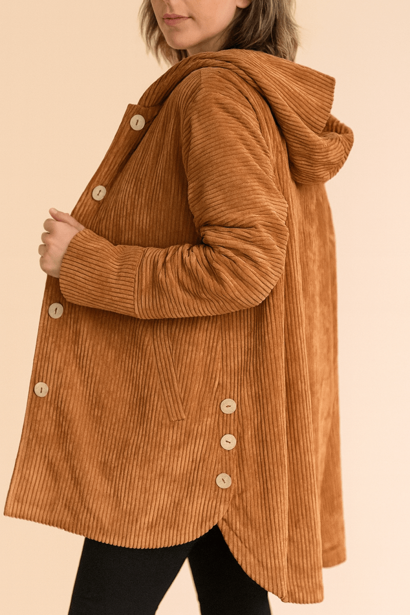 INDIA | CORDUROY HOODED JACKET