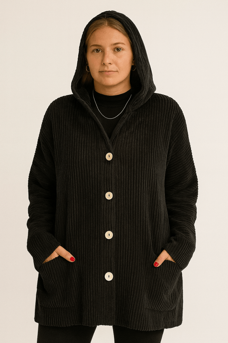 INDIA | CORDUROY HOODED JACKET