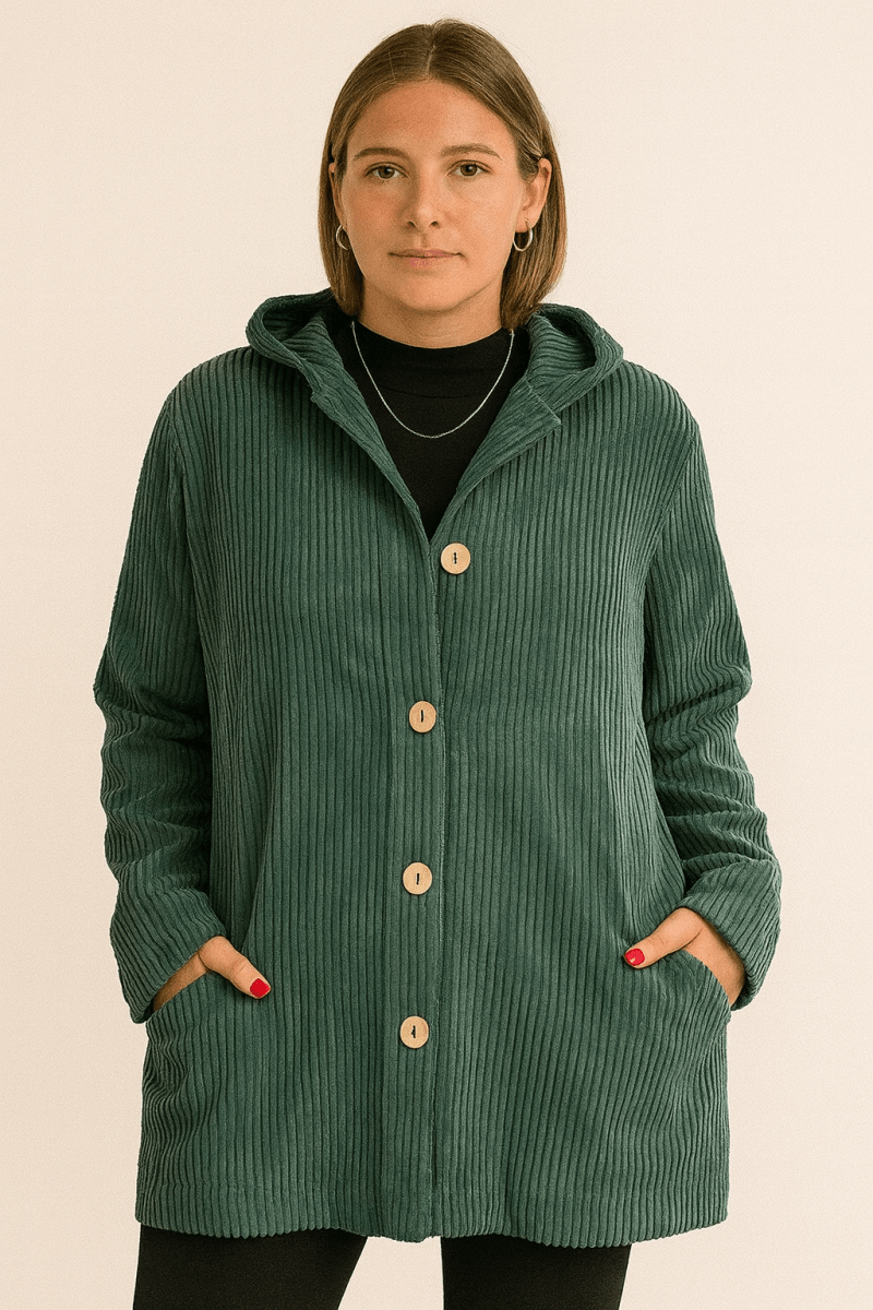 INDIA | CORDUROY HOODED JACKET