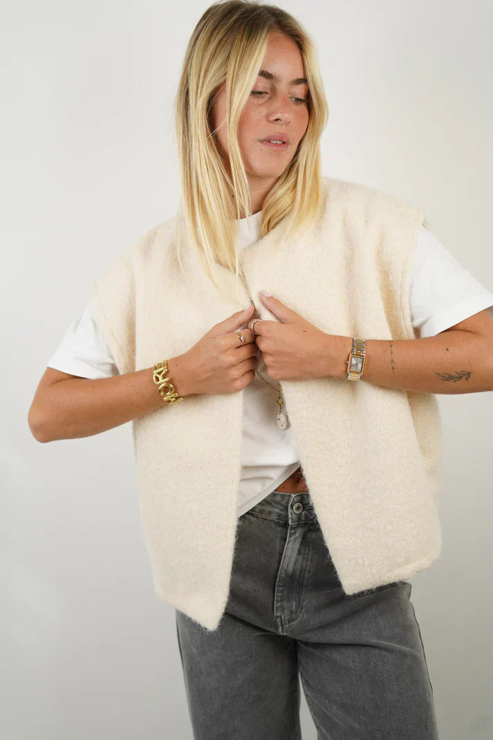 Fenna | Open-Front Cardigan with Wide Armholes