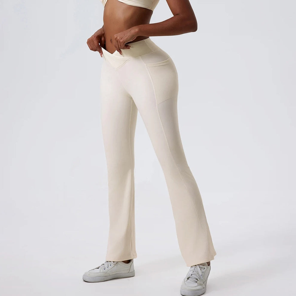 Lilli | High Waist Flare Leggings