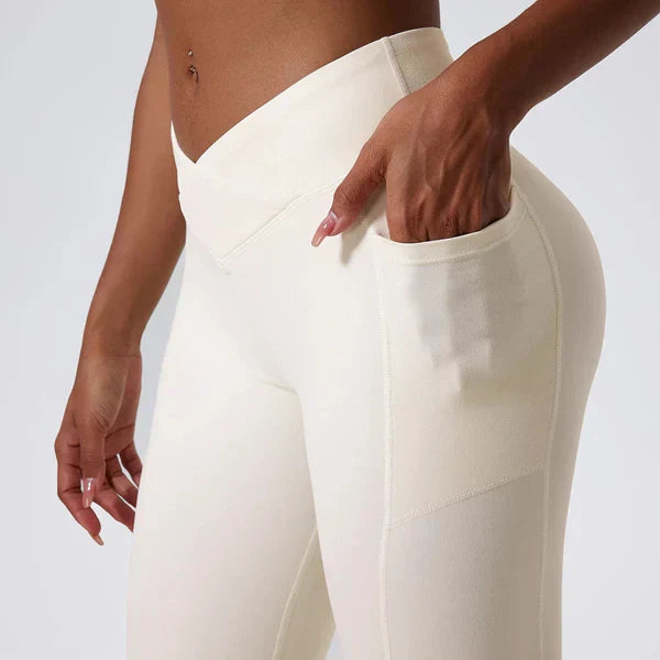 Lilli | High Waist Flare Leggings