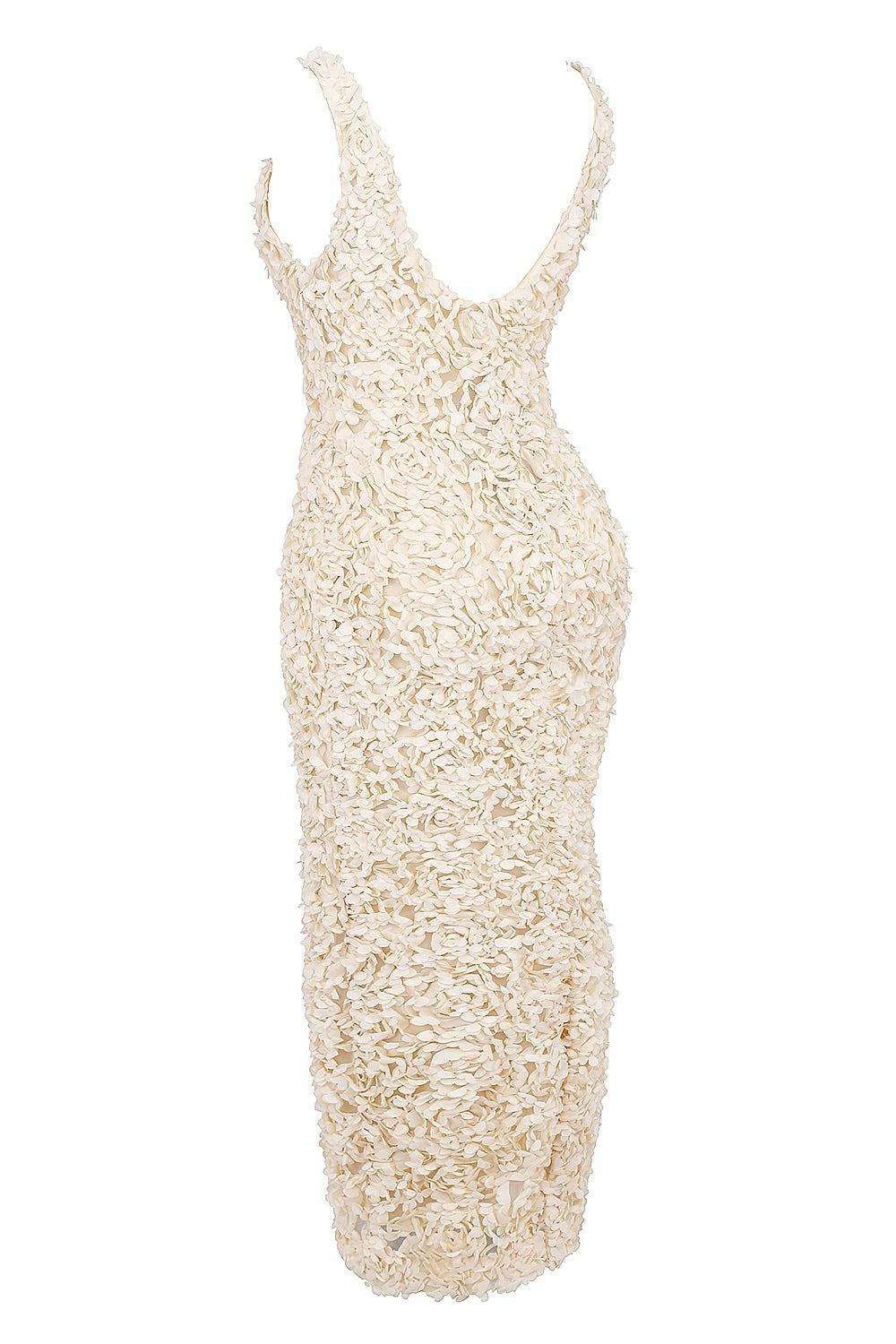 Johnette | Maxi Dress with Floral Appliqué