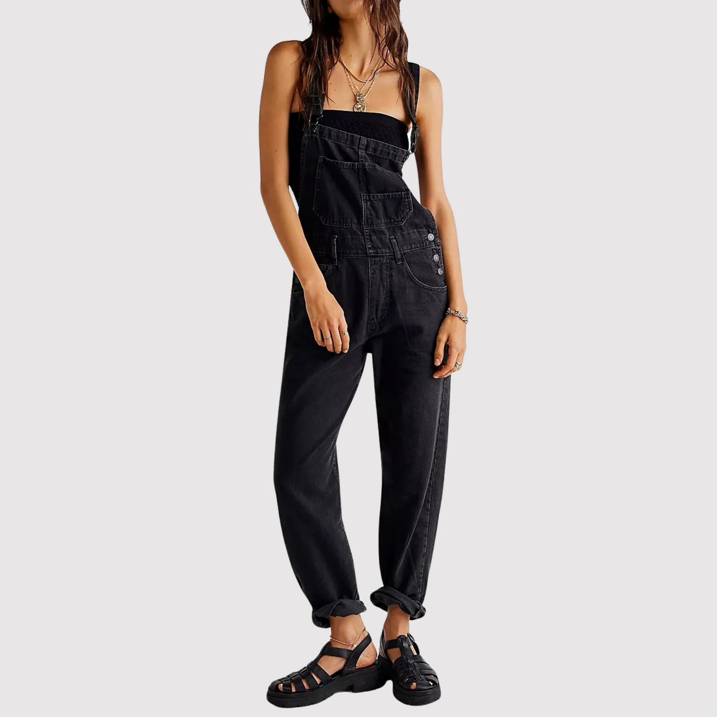 Hanne | Overalls with a Relaxed Baggy Fit
