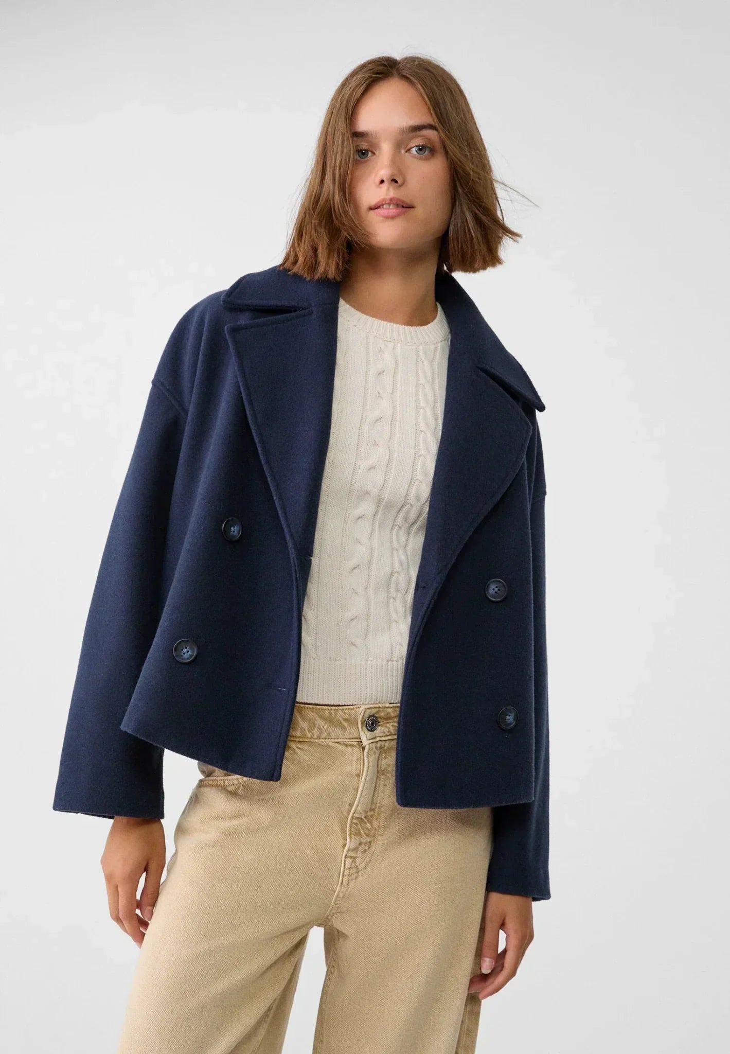 Tillie | Short Double-breasted Jacket