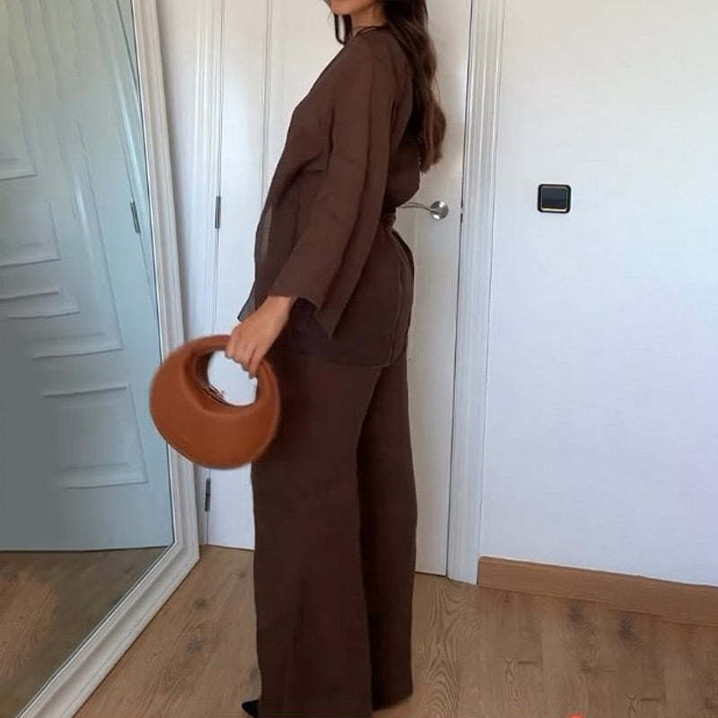 Fawn | Loungewear Set Kimono Style