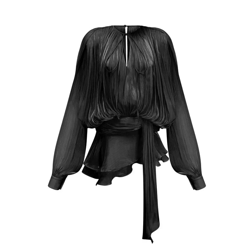 Veerle | Elegant Blouse with a Fitted Waist