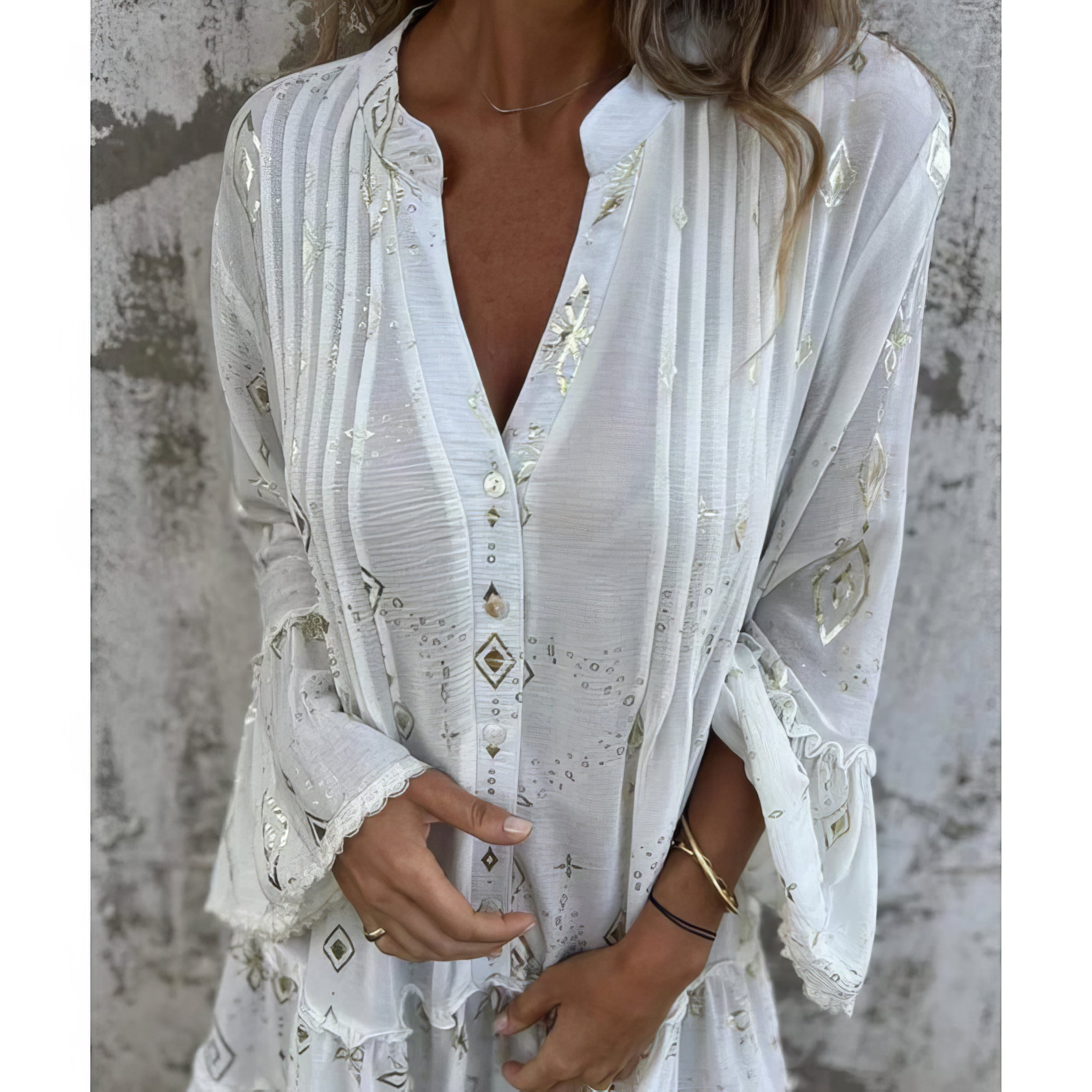 Kara | Boho Button Dress