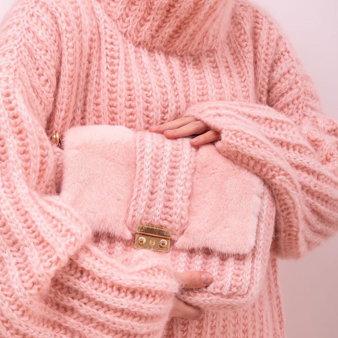 Felecia | Chunky Knit Oversized Turtleneck Sweater