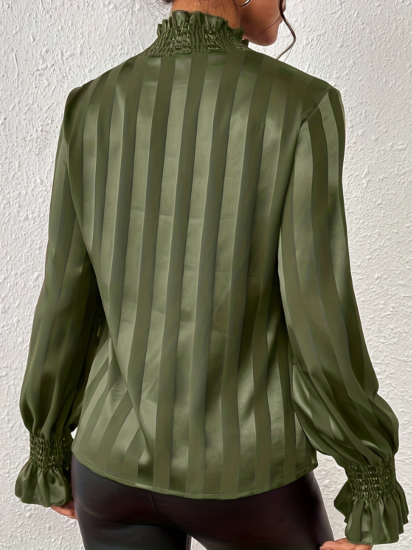 Chasidy | Striped Satin Blouse