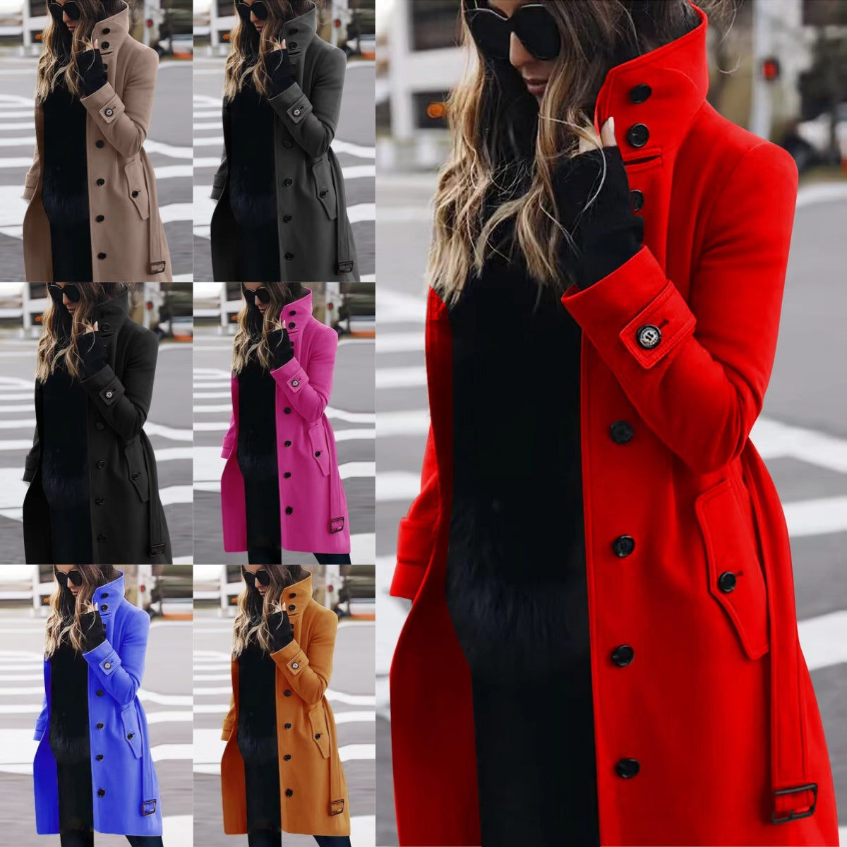 Naomie | Trench coat Double-breasted