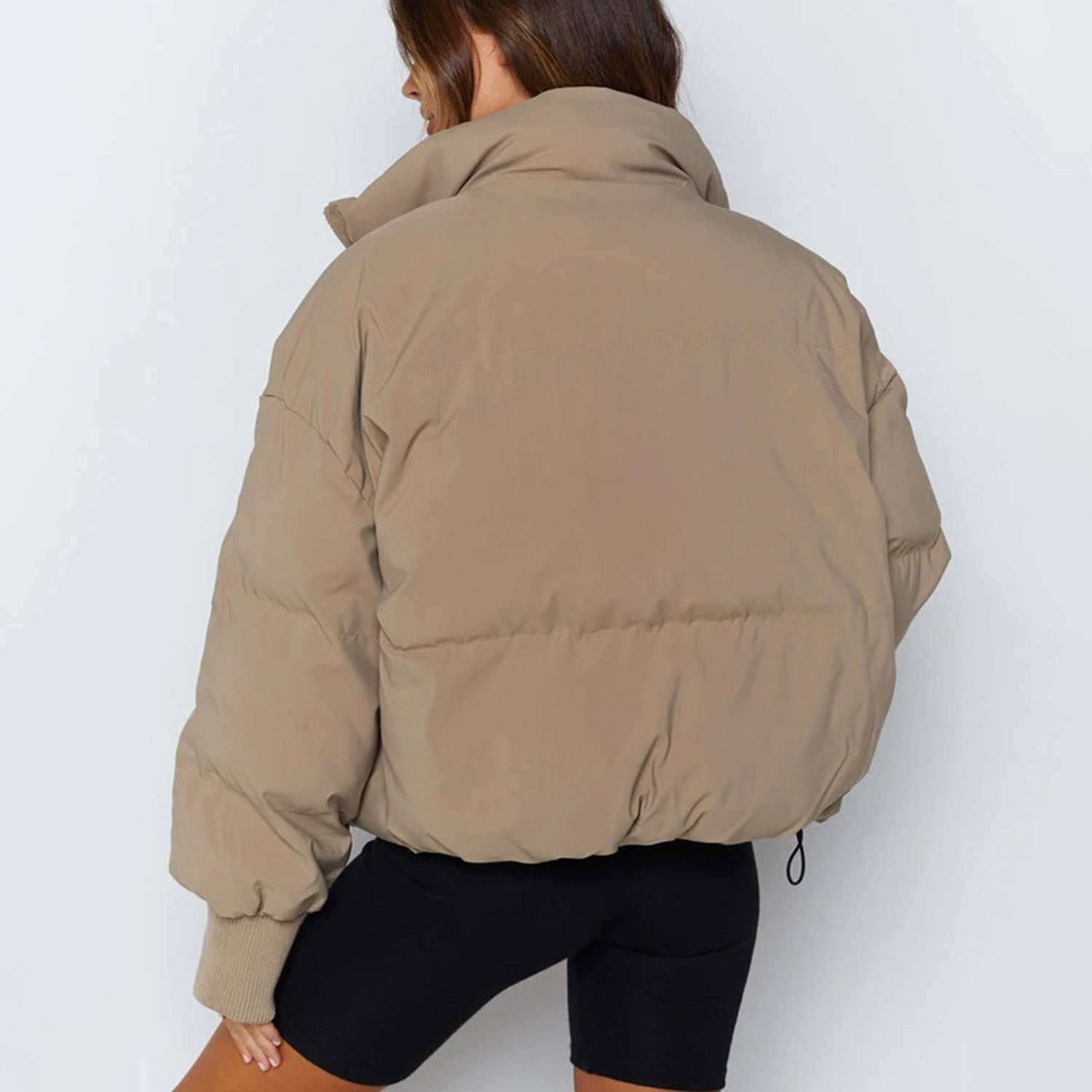 Feline | Puffer Jacket with stand-up collar