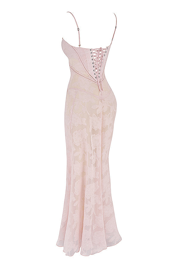 Dean | Maxi Dress Embroidered Elegant