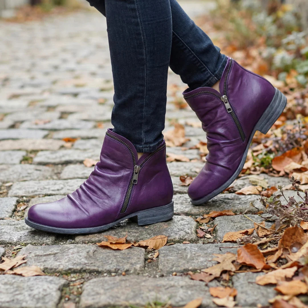 Kendra | Side-Zip Ankle Boots
