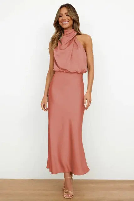 Dayanara | Cocktail dress with cowl neckline