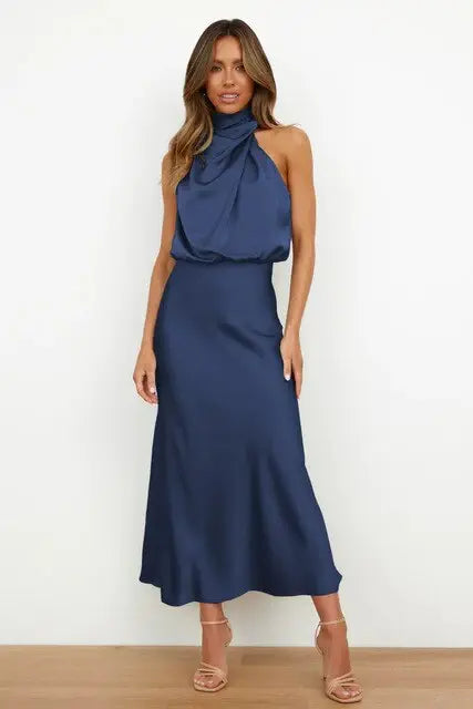 Dayanara | Cocktail dress with cowl neckline