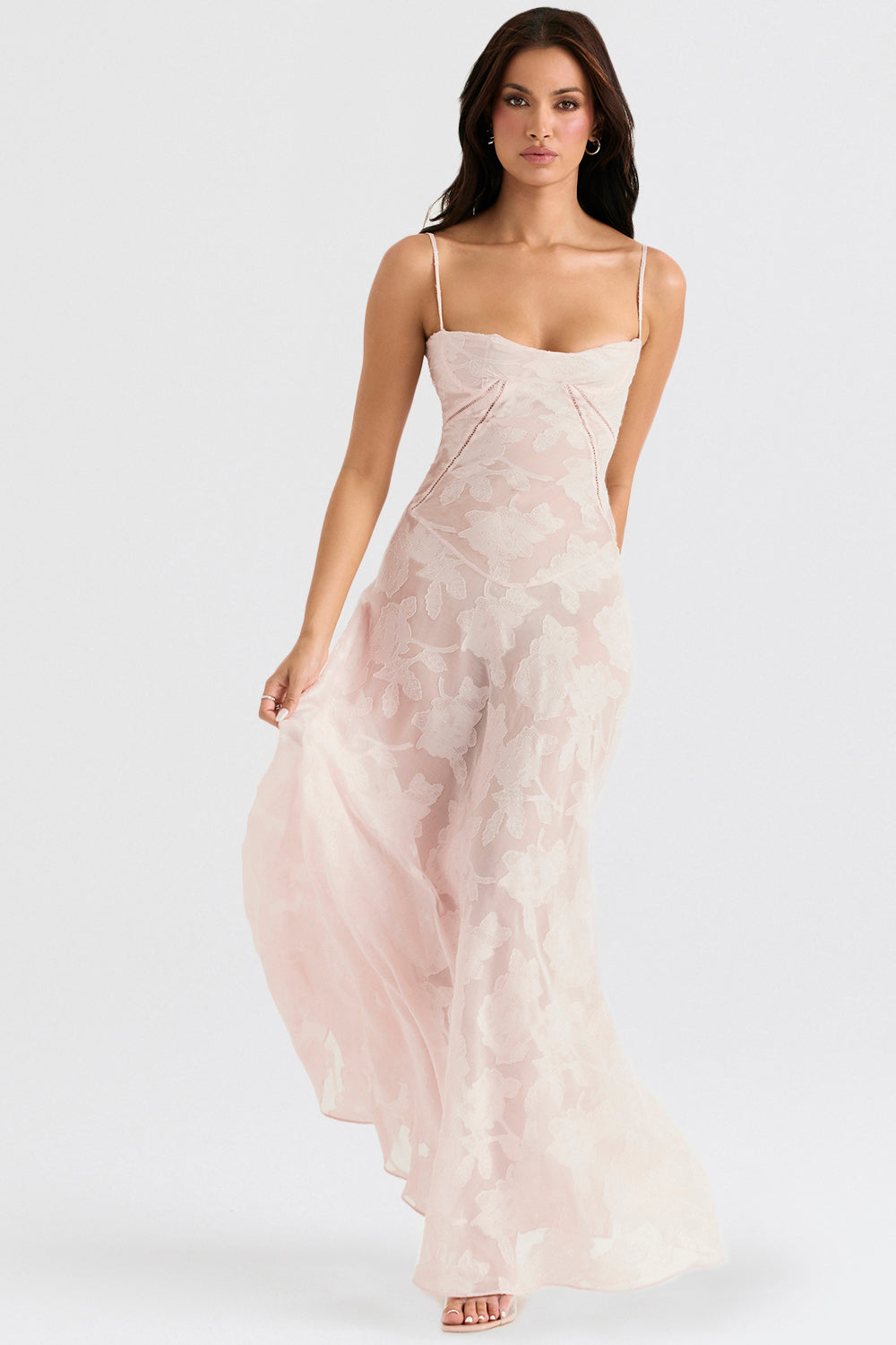 Dean | Maxi Dress Embroidered Elegant
